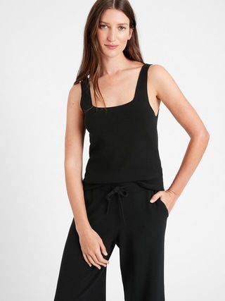 Square-Neck Sweater Tank | Banana Republic (US)