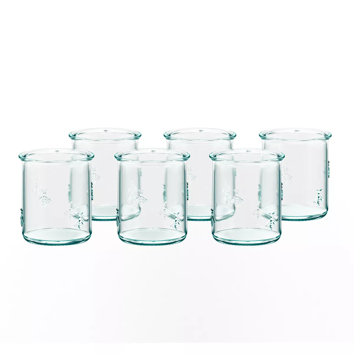 Amici Home Italian Recycled Green Regina Double Old Fashioned Glasses, Drinking Glassware with Gr... | Target
