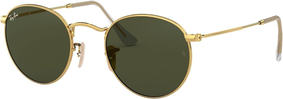 Ray-Ban Unisex Rb3447 Round Metal Round Sunglasses | Amazon (US)