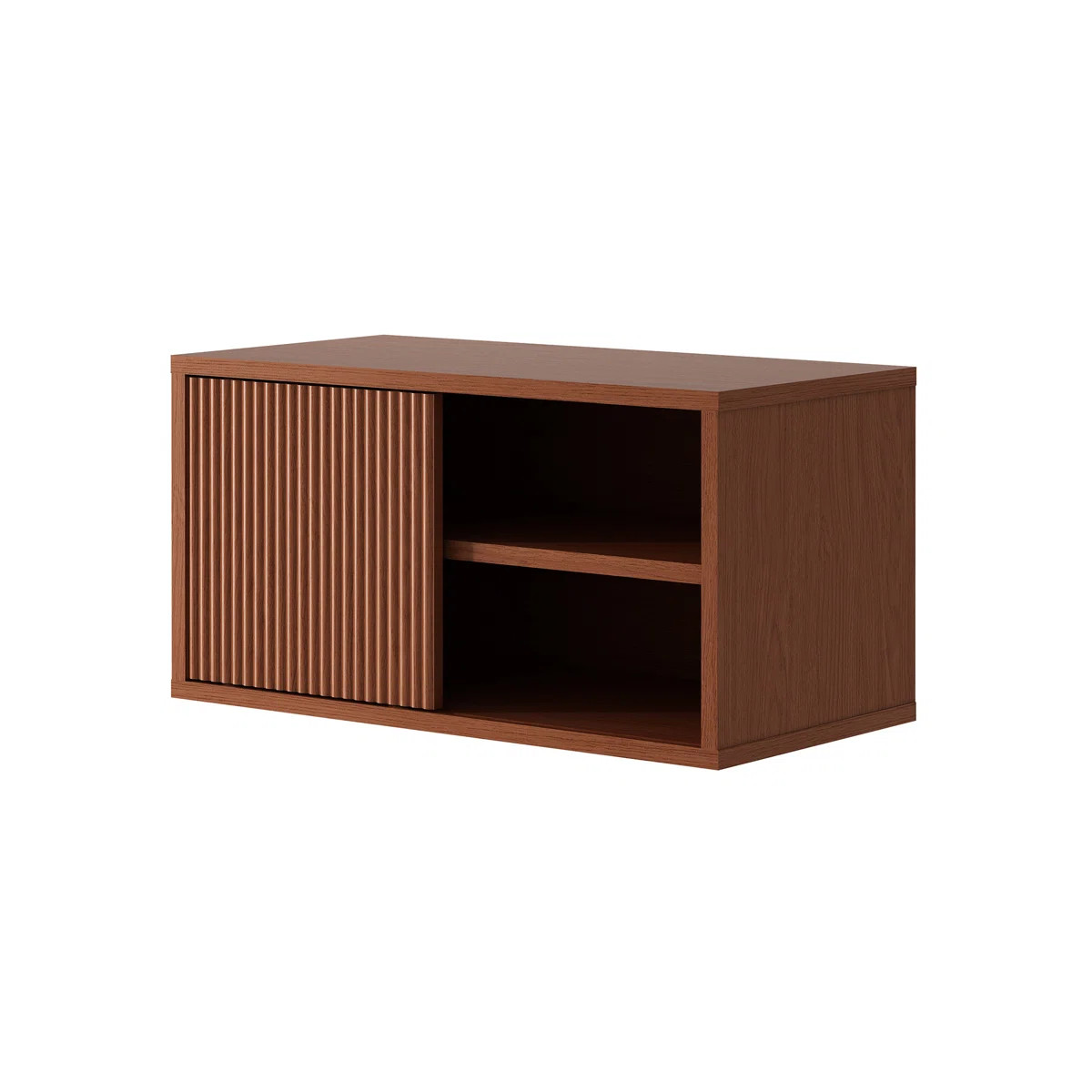 Modern Wooden Bookcase With Storage Cabinet | Wayfair North America