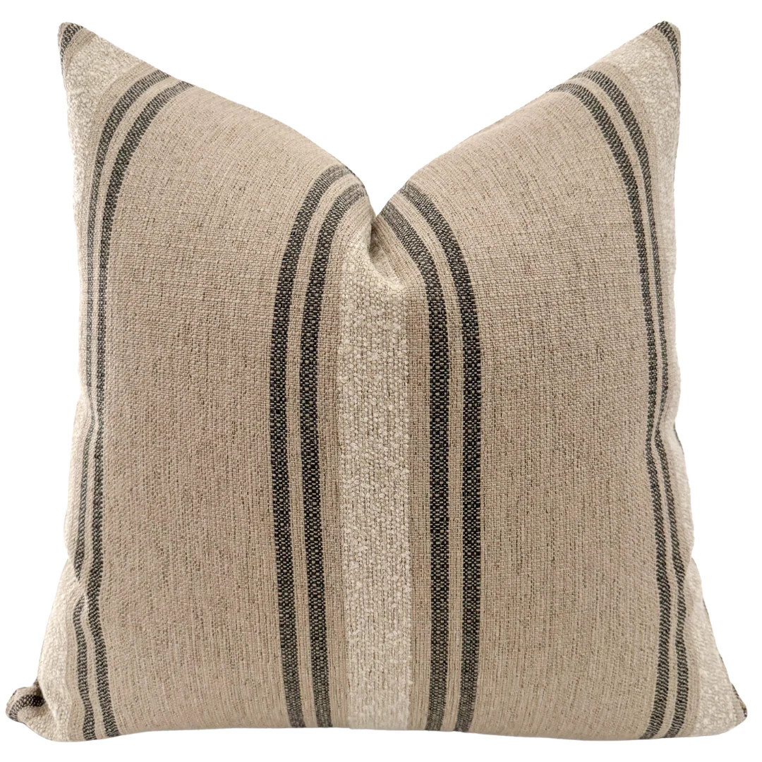 Desert Taupe Indoor/Outdoor Pillow Cover | Hackner Home (US)
