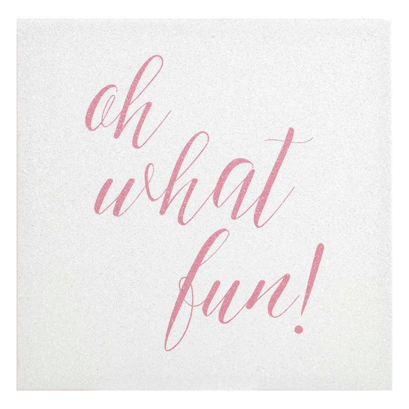 Oh What Fun! Print Wall Art, 14" | At Home