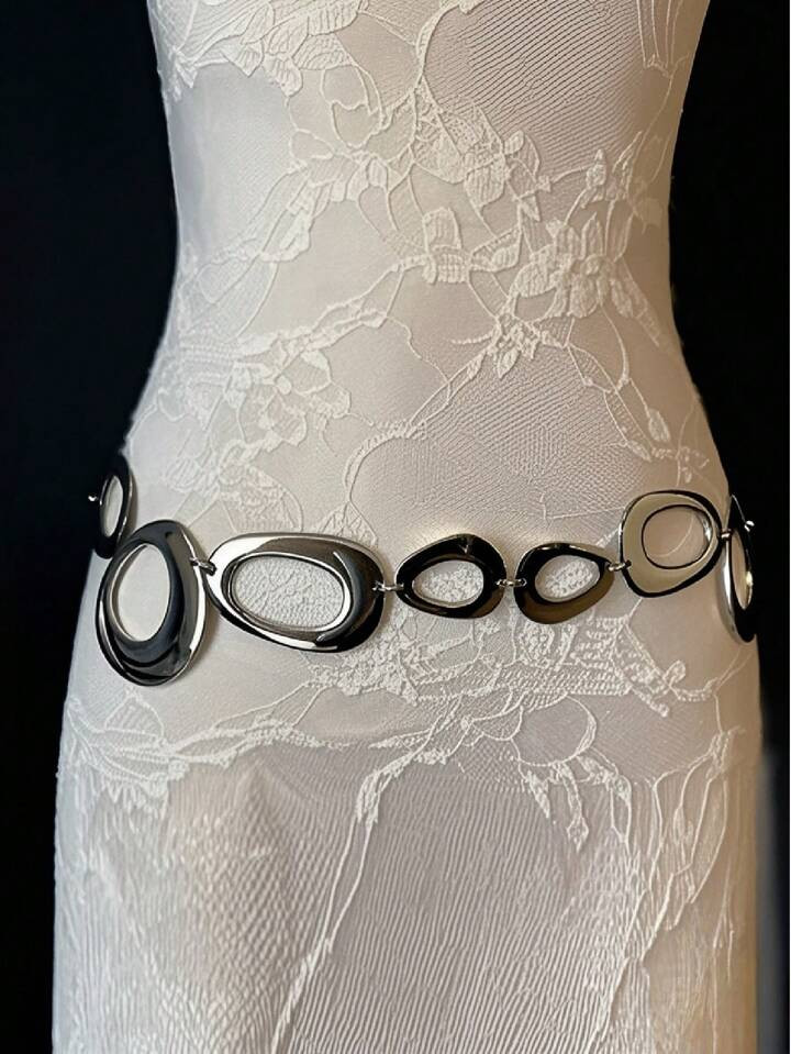 1pc Women's Bohemian Exaggerated Metal Style Belt | SHEIN