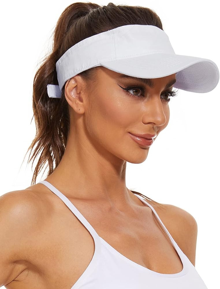 Century Star Visors for Women Mens Sun Visor Hats Sports Outdoor Tennis Running Adjustable Beach ... | Amazon (US)