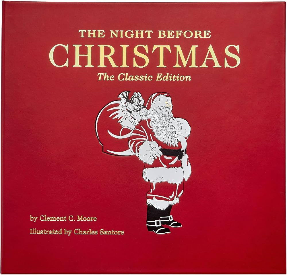 Graphic Image The Night Before Christmas Book, A Keepsake For Generations. Hand-Bound In Genuine ... | Amazon (US)