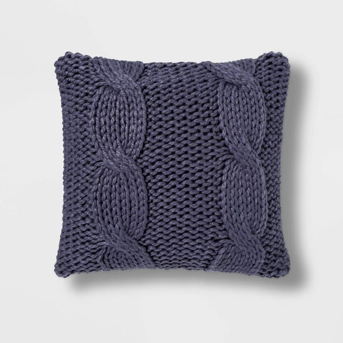 Chunky Cable Knit Throw Pillow - Threshold™ | Target