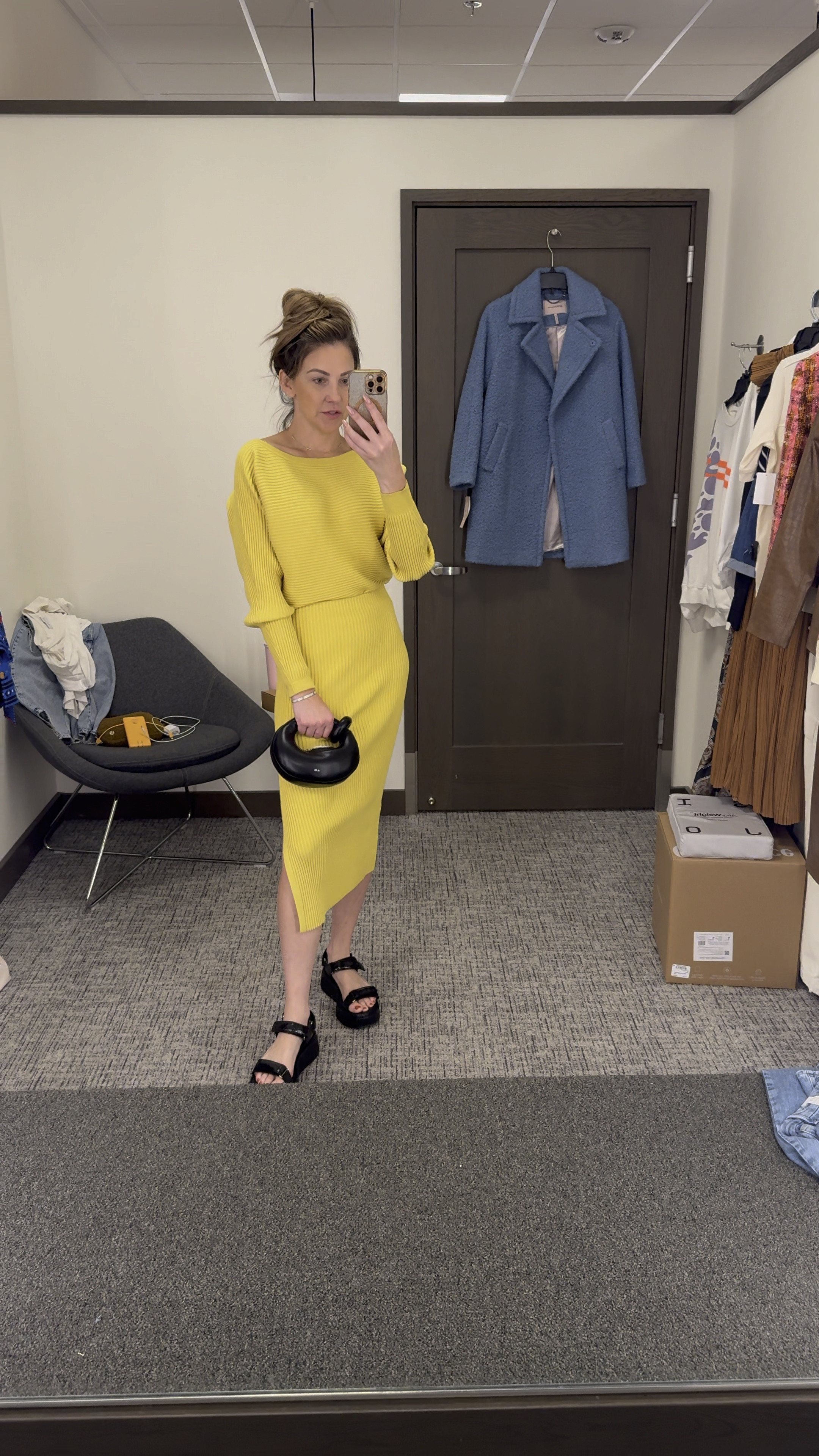 The CUTEST set in the Nordstrom Anniversary Sale! It’s available in blue, black, ivory and taupe too. Wearing XS in skirt & S in top (could try XS, I was just happy as is.)
Also loving this versatile black handbag & my black sandals are so comfy! 

#LTKOver40 #LTKxNSale #LTKFindsUnder50