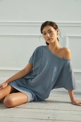 Daily Practice by Anthropologie Dove Terry Tunic Dress | Anthropologie (US)