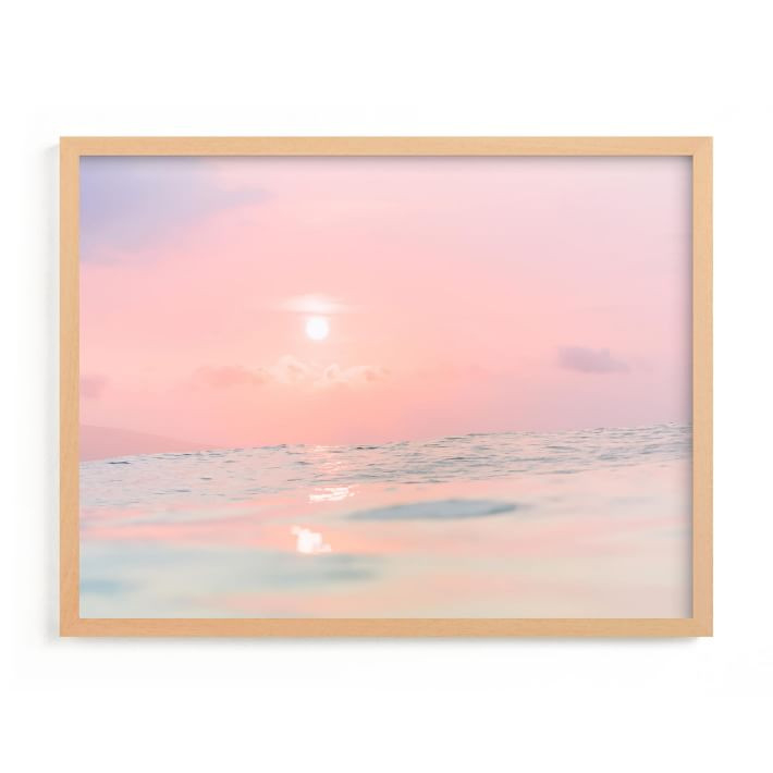 Minted® Sorbet Sea 3 Framed Art by Kamala Nahas | Pottery Barn Teen