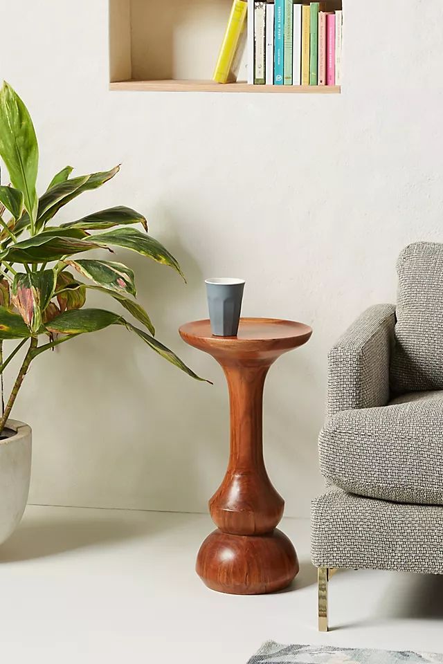 Jori Pedestal Side Table | Anthropologie (US)