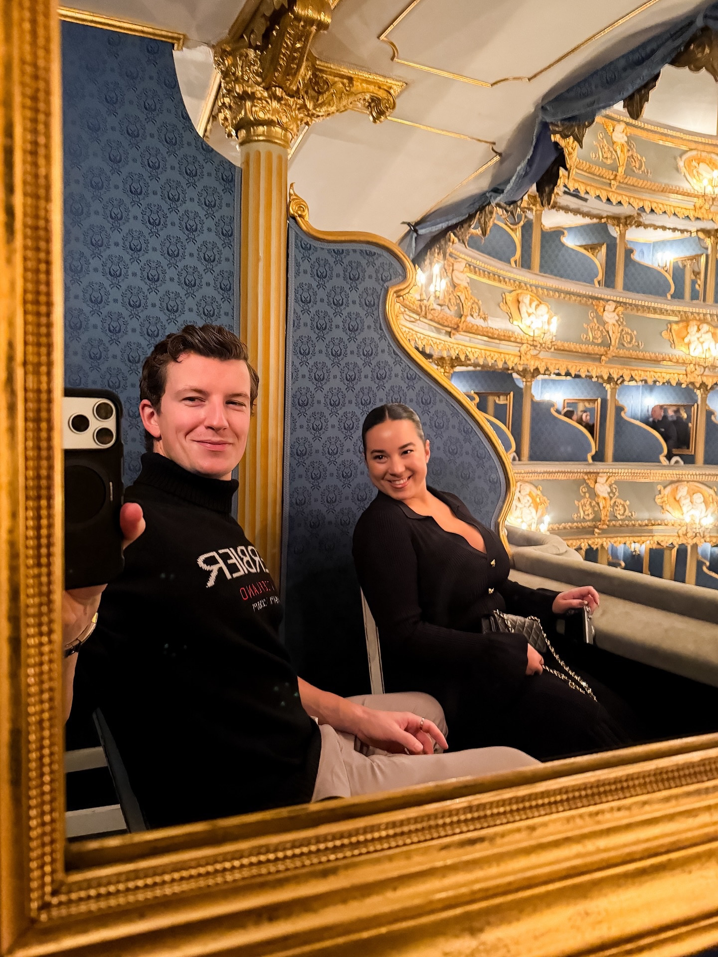 A night at the opera in Prague ✨
Velvet seats, gilded balconies, and that hush right before the curtain rises. One of those evenings where the city feels impossibly romantic and time slows just enough to savor it all. Proof that Prague does drama and elegance better than almost anywhere.

Outfit: @herveleger via @renttherunway 🎭
Bag: @chanelofficial 

#Prague #datenight #oldmoney #Opera #praguestagram

#LTKSeasonal #LTKTravel #LTKMidsize