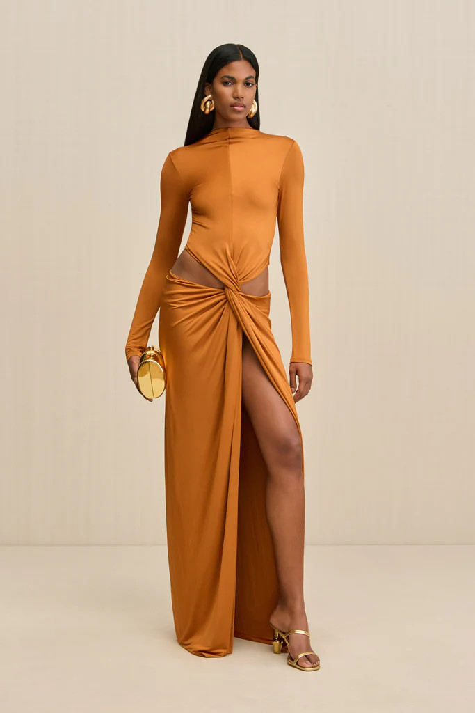 KERI GOWN - BOURBON | Cult Gaia - US