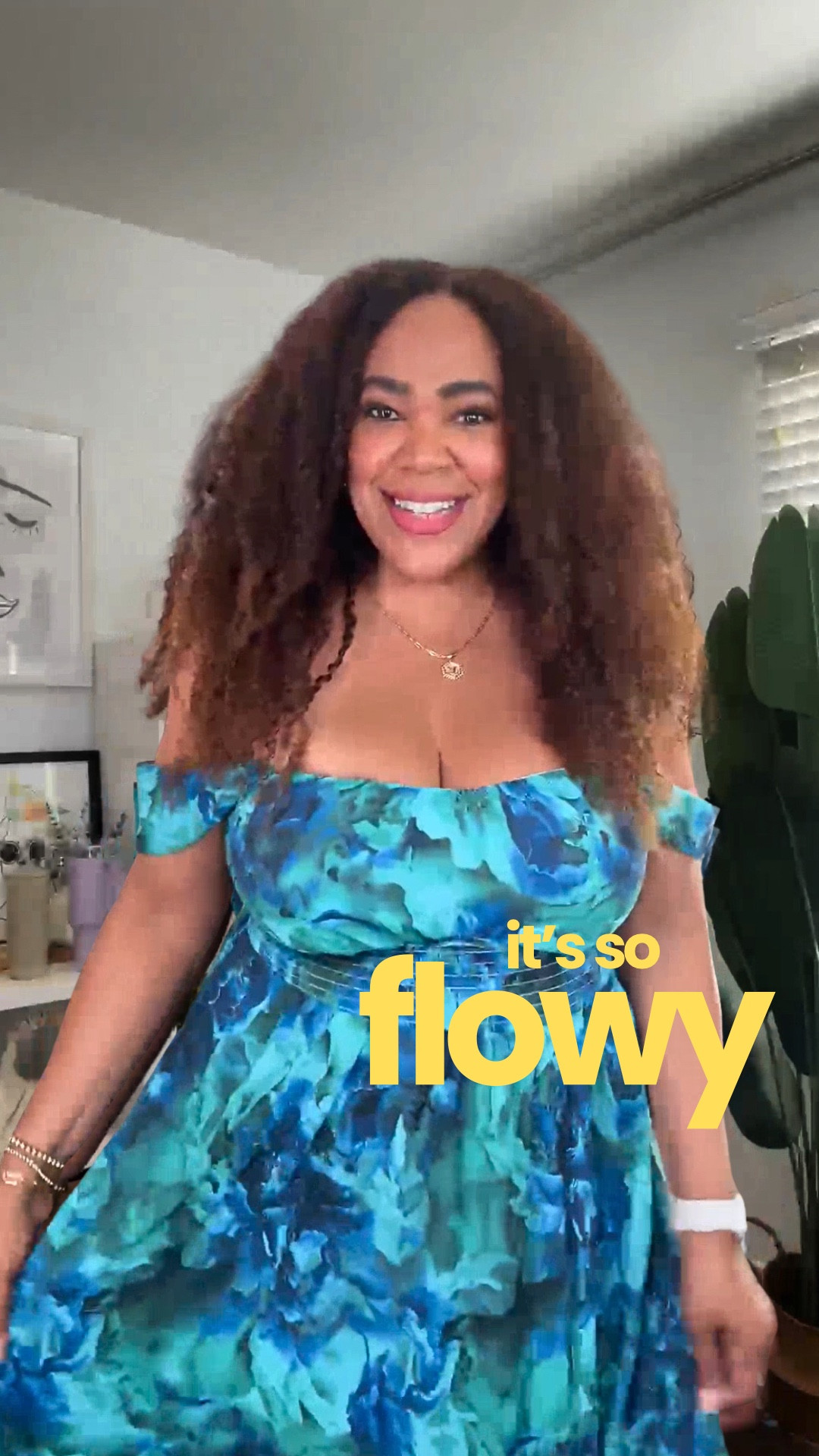 This is a pretty one! Super flowy and can be worn with straps up or down. It has pockets too!! Perfect for a wedding. Wearing a size large ✨

#LTKMidsize #LTKOver40 #LTKWedding