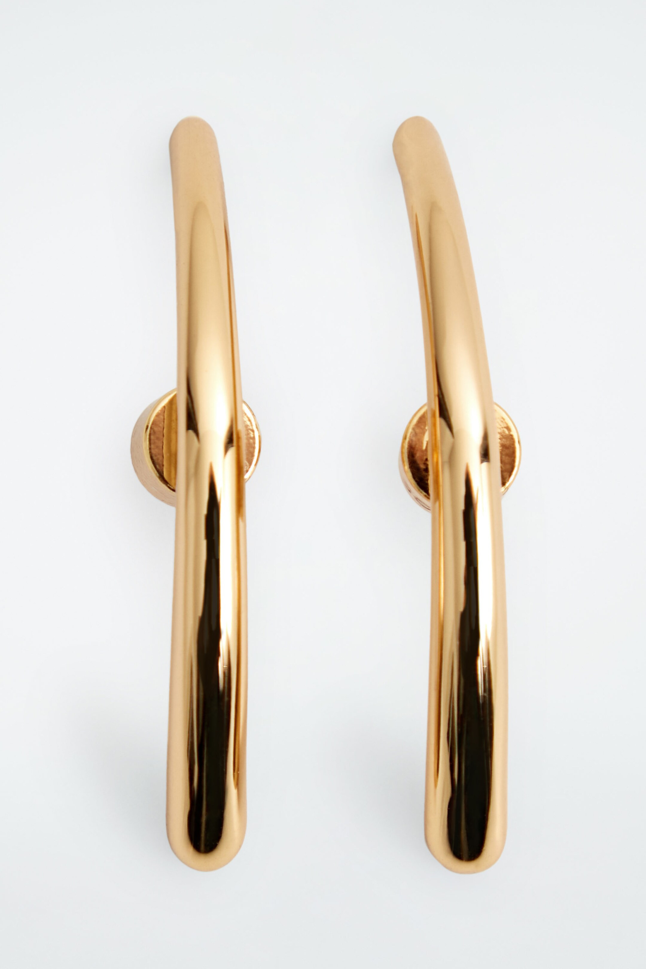 ORECCHINI CURVI A BOTTONE - ORO | COS (EU)