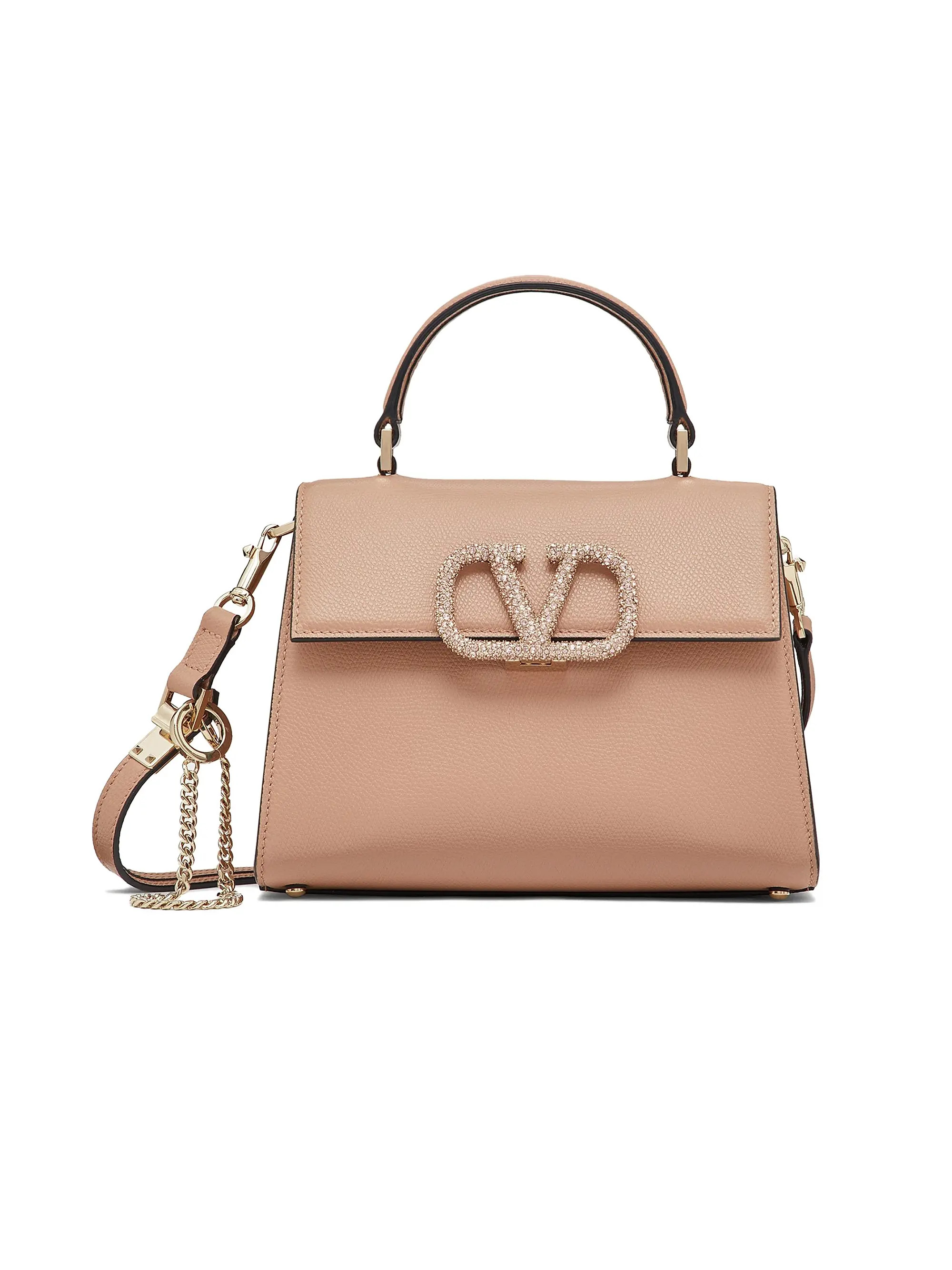 Small V Sling Handbag with Jewel Embroidery | Saks Fifth Avenue