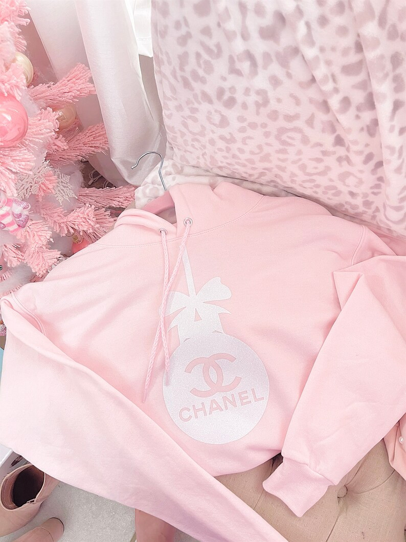 Pink pullover hooded sweatshirt | Etsy (US)