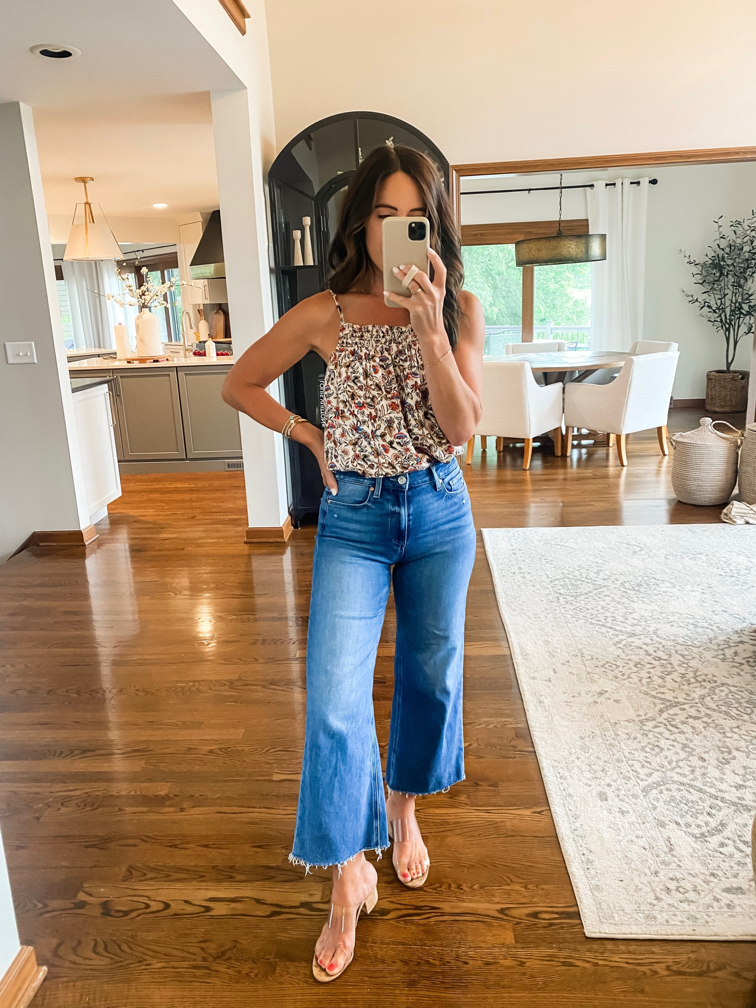 Flowy Summer tank top and wide leg jeans. Chic summer outfit idea from @evereveofficial #everevefashion #everevepartner
XS top
Jeans tts

#LTKstyletip #LTKSeasonal #LTKunder100