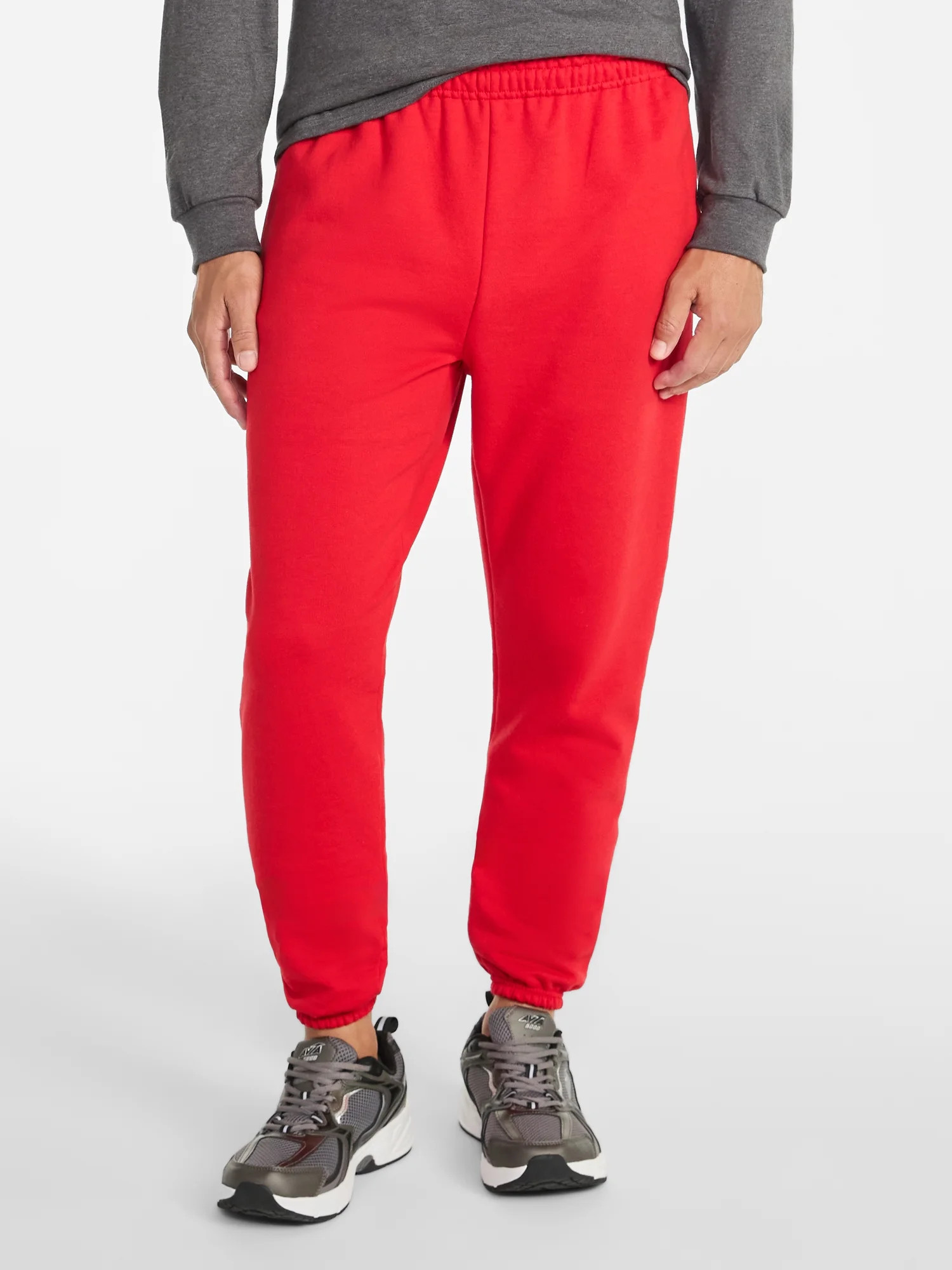 Athletic Works Men's and Big Men's Fleece Jogger Sweatpants, Sizes XS-5XL | Walmart (US)