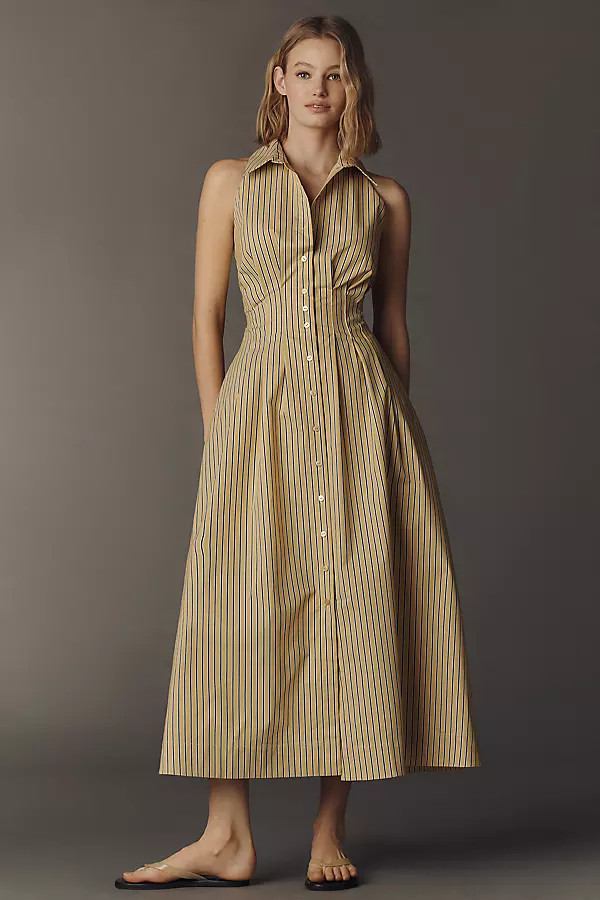 The Tobie Sleeveless Shirt Dress by Exquise | Anthropologie (US)