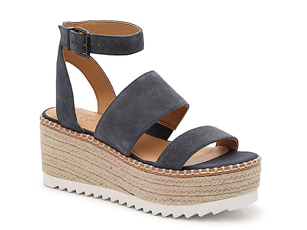 Crown Vintage Daylen Espadrille Wedge Sandal - Women's - Navy | DSW
