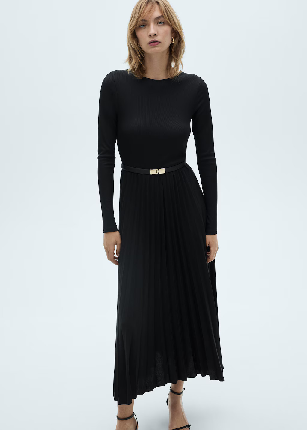 Pleated A-line dress - Women | MANGO USA | Mango (US/MX/AU)