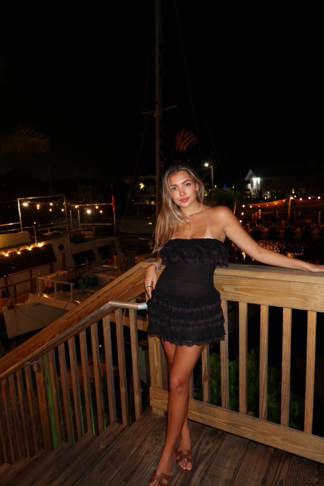 Easy keys OOTD 
Outcast clothing 
LBD 
Black mini dress 
black ruffle dressstrapless mini dress 
beachy black dress 
Miami 
Florida let’s outfit inspo 
Vacation wardrobe 

#LTKSeasonal #LTKTravel #LTKFindsUnder100