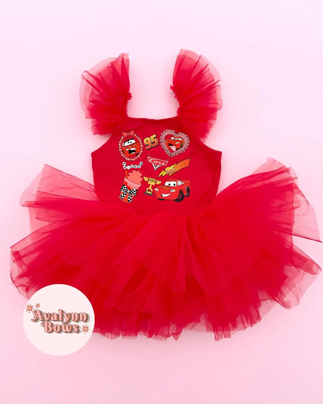 Cars Lightning Mcqueen Tutu, Red Leotard Dress, Princess Tutu, Disney Princess Tutu, Disney Tutu,... | Etsy (US)