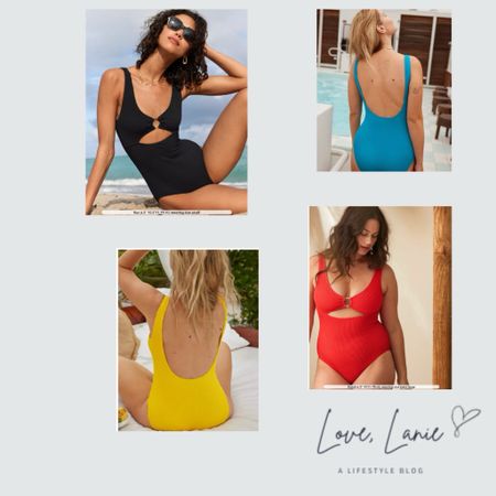 I purchased this black one piece cut out swimsuit from @aerie yesterday and I am obsessed! It’s beyond flattering! 

#LTKSwim #LTKSeasonal #LTKFindsUnder50