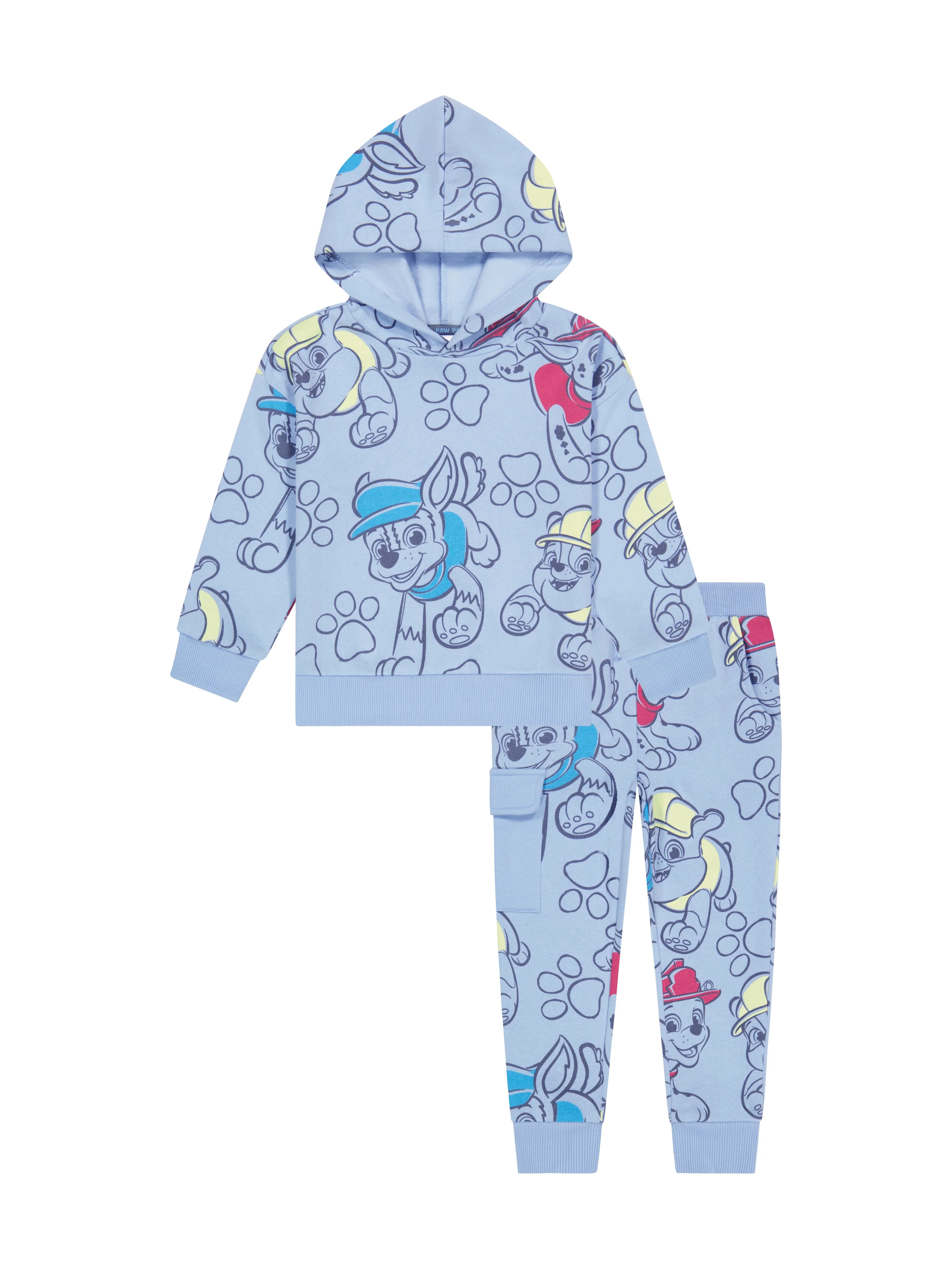 Paw Patrol Toddler Boy Hoodie and Joggers Set, Sizes 12M-5T | Walmart (US)