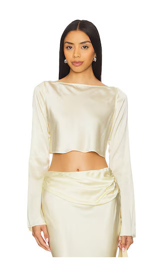 Camila Coelho Enza Top in Yellow. - size XS (also in L, M, S, XL, XXS) | Revolve Clothing (Global)