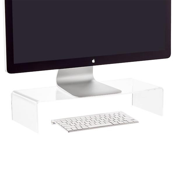Luxe Acrylic Monitor Stand | The Container Store