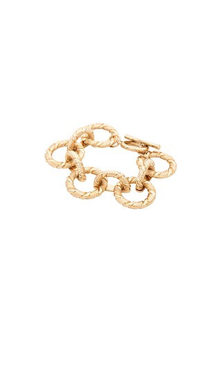 Positano Cuff Bracelet in Gold | Revolve Clothing (Global)
