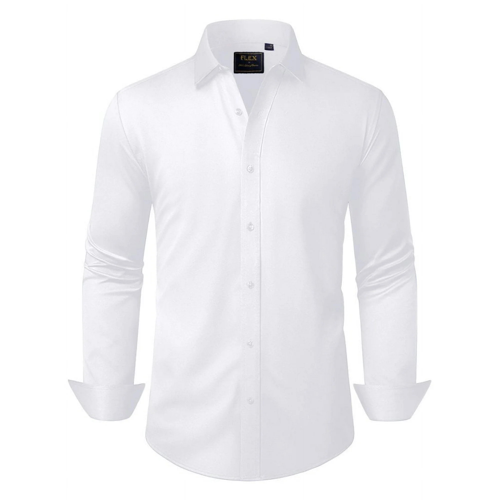 sogami Men's Long Sleeve Button Down Shirts Wrinkle-Free Dress Shirt | Walmart (US)