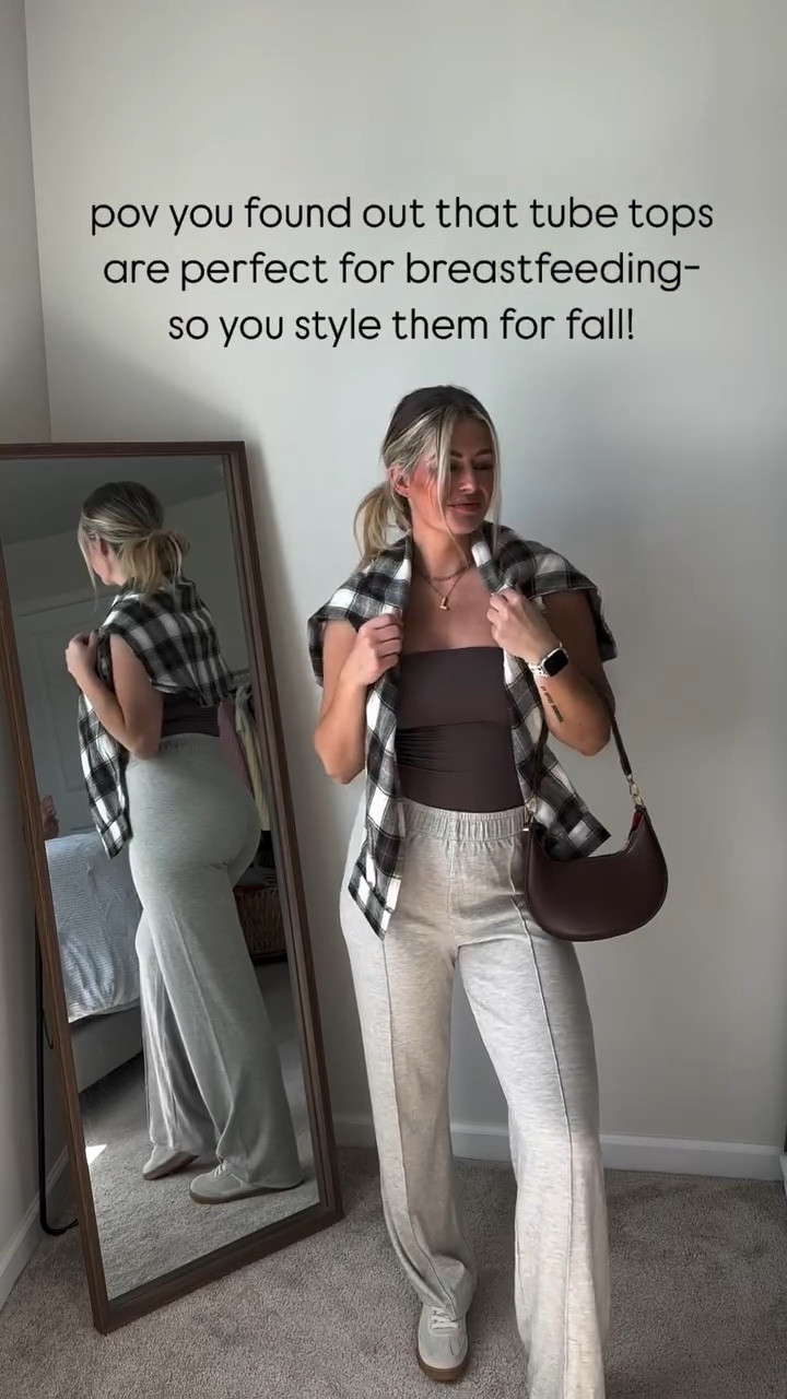 breastfeeding friendly fall outfits featuring tube tops from @suuksess_official ! These are so good if you are nursing! 

#amazonfashion #affordablefashion #falloutfits #casualstyle

fall outfits | fall transitional outfits | fall basics | basics | amazon find | outfit Inspo | fall fit | bump friendly outfits | cute and comfy style | neutral outfits | mom outfit | mom style | minimalist style | capsule wardrobe | capsule wardrobe outfit
I fall style | affordable fall outfits | ways to wear | fall fashion | easy outfit idea


#momstyle #ootd #amazonfashion #amazon #microinfluencer #momfit #ltk #ltkstyletip #amazonfinds #easylook #amazonstorefront #shopwithme #amazoninfluencer #contentcreator #explore #explorepage #affordable #trending #easyoutfits #basics #falloutfit #shopltk 

#LTKVideo #LTKSeasonal #LTKFallSale