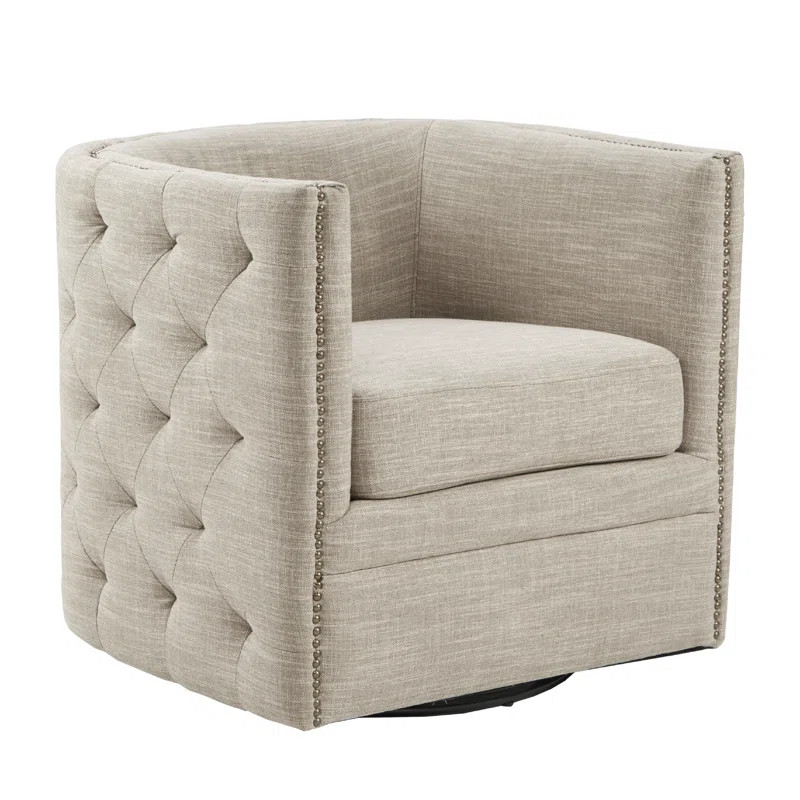 Lavaca Swivel Barrel Chair | Wayfair North America