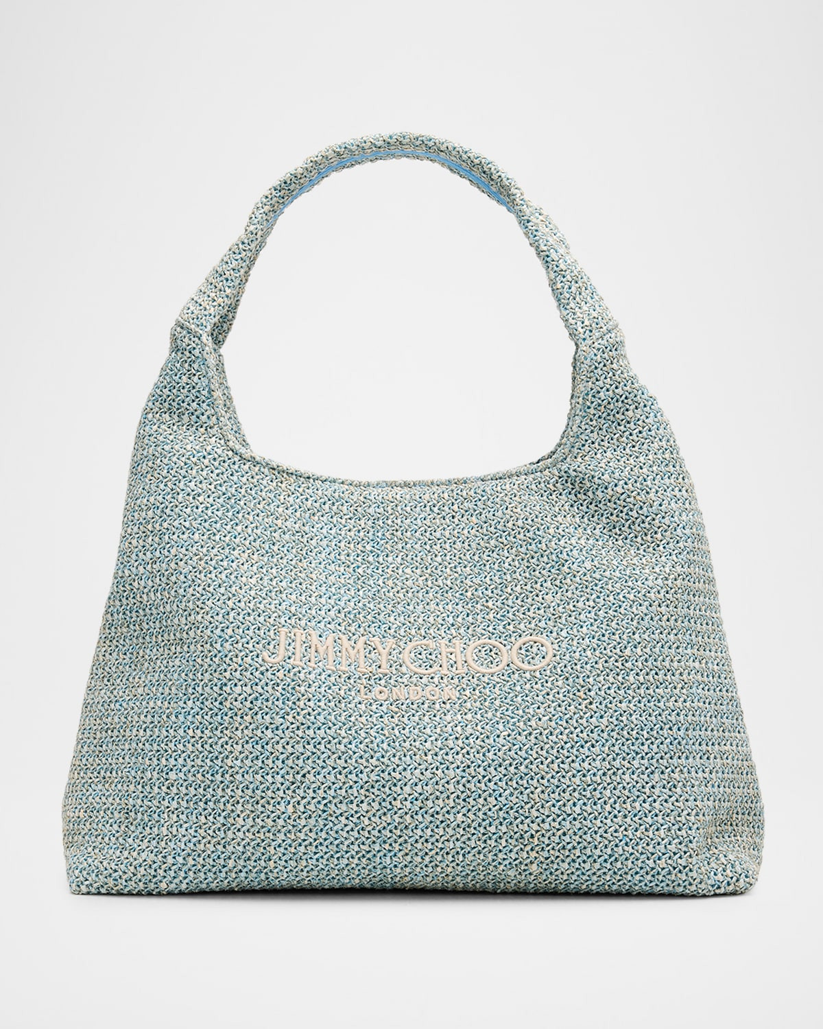 Beach Diamond Raffia Hobo Bag | Neiman Marcus