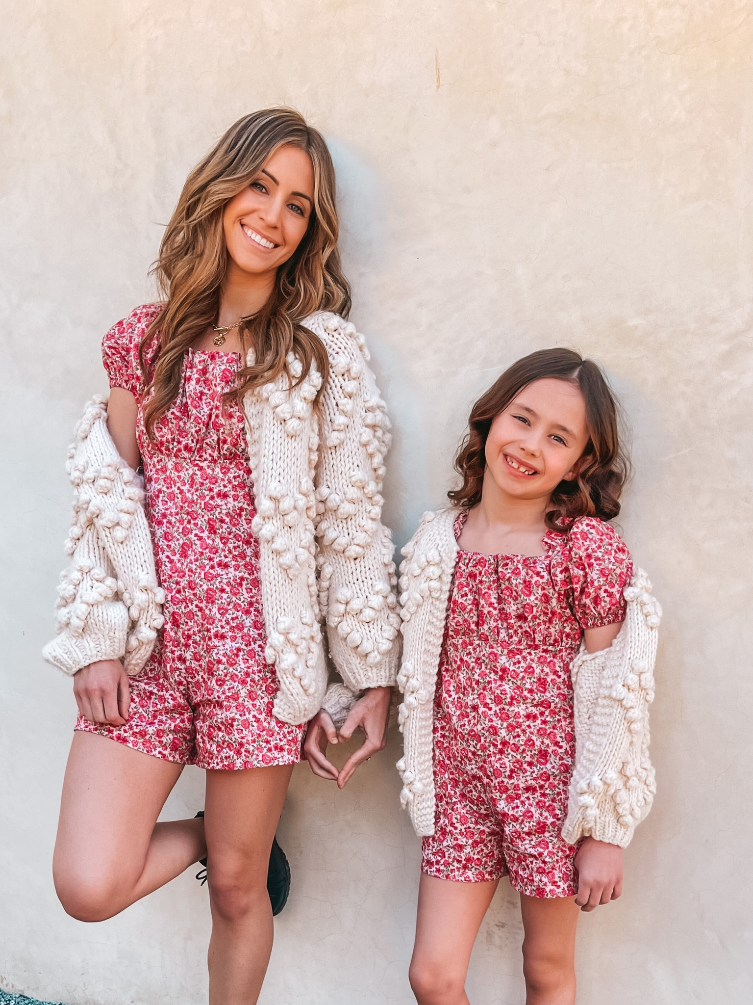 Matching floral rompers 🤍 I love the puff sleeves and the rouging up top, so cute! I’m wearing a Small and Madison is wearing an 8/9. They have sizes as small as 6-9 months. Use code Jennifer10 at checkout for a discount!

www.livingbarelyblonde.com
#mommyandme #familyoutfits #twinning #mommyandbaby #mommyanddaughter #familylook #floralromper #girlsromper #romper #springromper #fyp #ltkfeature #shopsmall #localbusiness #puffsleeve #floralprint #kristahort #cmcovin #rachelmtimm #sarahlit #barelyblonde #treasures #discountcode #twinningwithbaby

#LTKbaby #LTKkids #LTKfamily