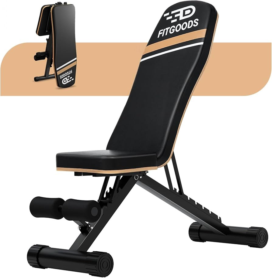 Weight Bench Press, Foldable Workout Bench for Home Gym, 660 LBS Stable Incline Decline Bench for... | Amazon (US)