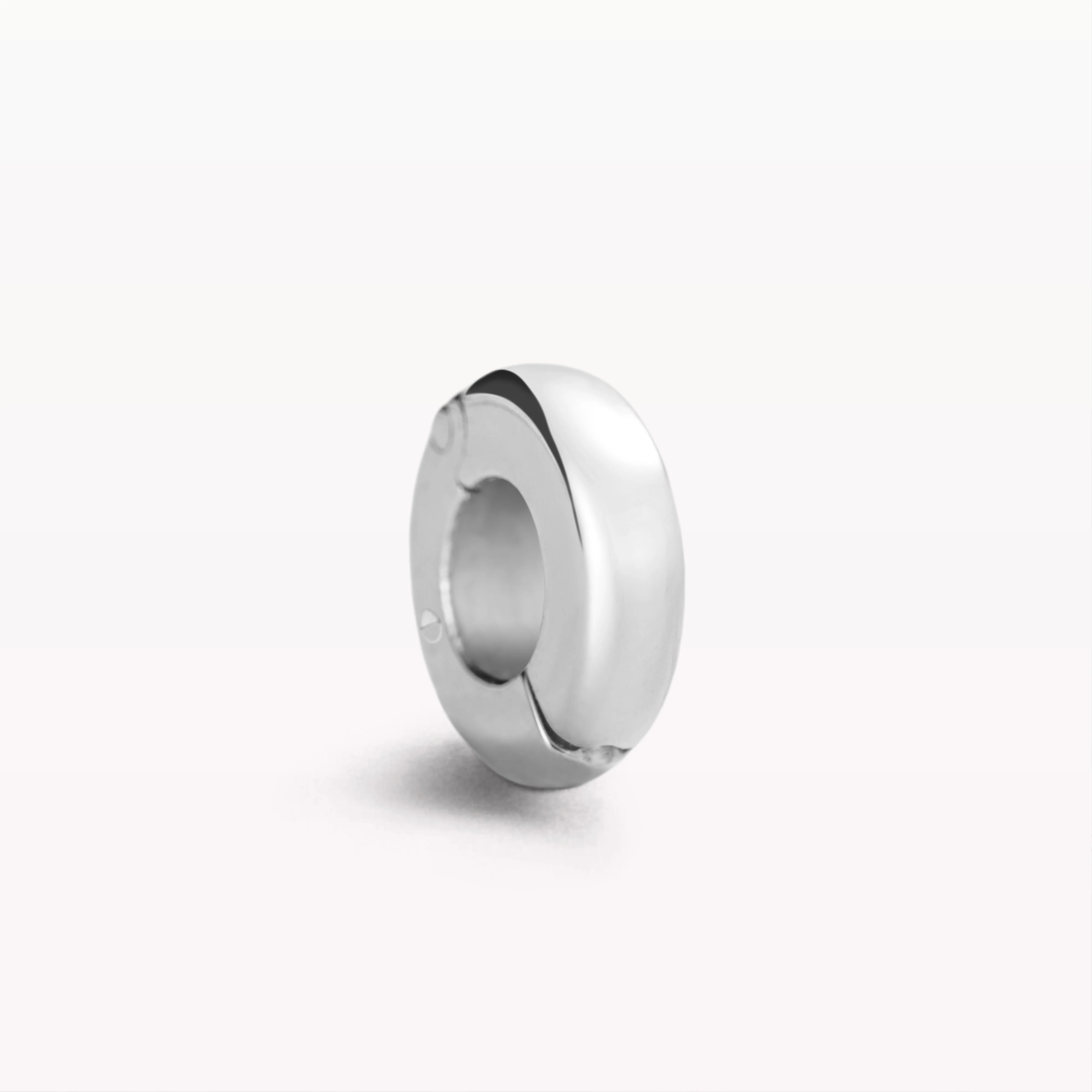 Polished Silver Clip-On Galaxy Charm | La Lune