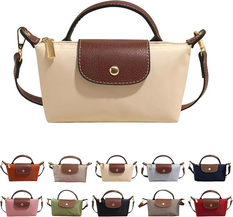 Mini Crossbody Bag for Women - Adjustable Strap Shoulder Purse, Small Spacious Tote with Zipper P... | Amazon (US)