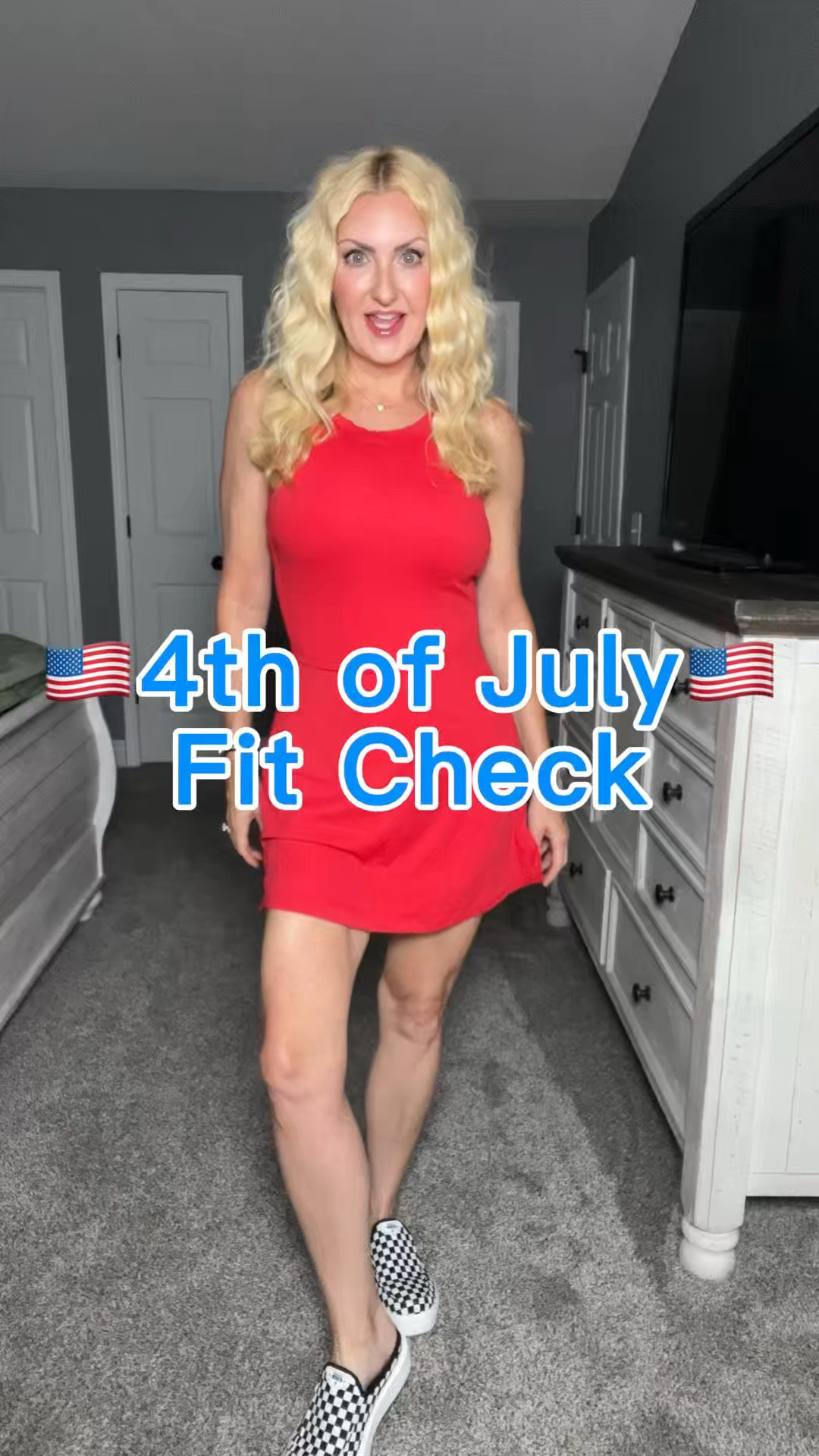 🇺🇸Still looking for an outfit to wear this 4th of July? 🇺🇸
🎇This comfortable, stylish, athleisure dress is perfect for BBQs, pool parties, boating events, and fireworks! 🎆 
✅Shorts underneath, removable bra pads, runs TTS

#LTKootd #LTKTravel #LTKgrwm