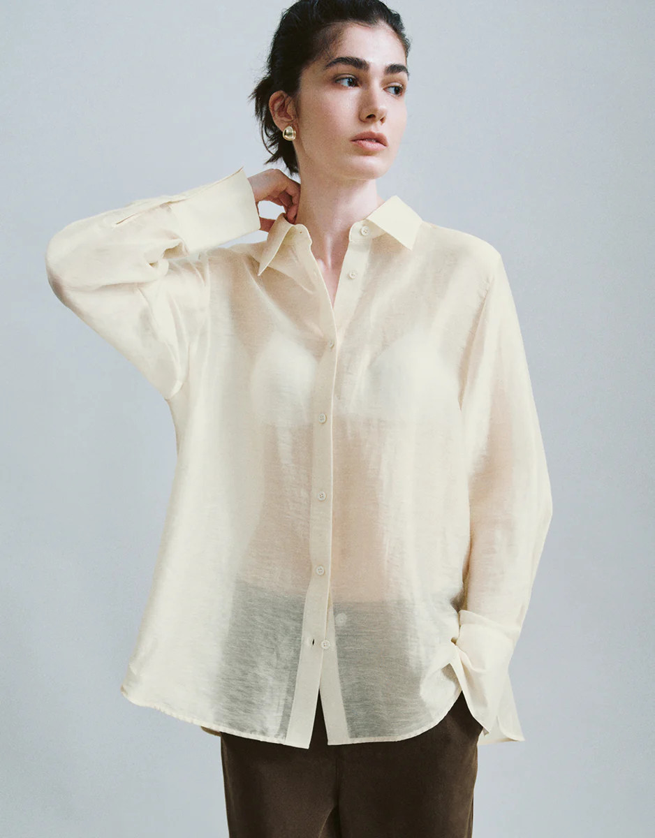 Button Up Straight Shirt | Urban Revivo