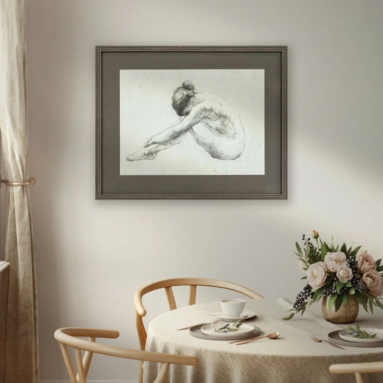 My Texas House Full Figure Drawing Framed Wall Art 20x16 | Walmart (US)