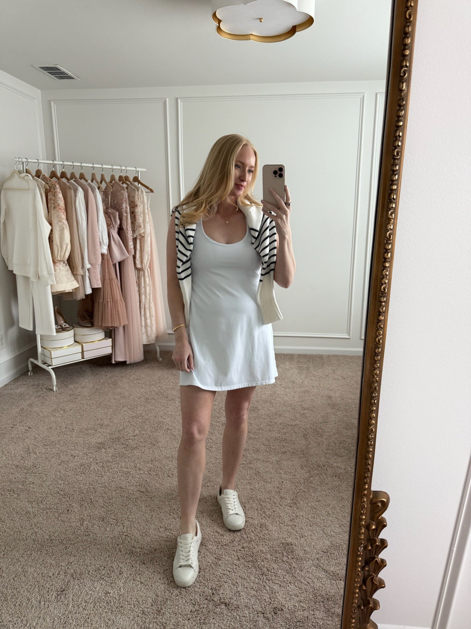 Cute athleisure outfit idea for running errands or to wear to a golf tournament! Athleisure looks // athletic dresses // masters outfits // daytime outfits // casual outfits // activewear // Walmart finds 

#LTKStyleTip #LTKFindsUnder50 #LTKSeasonal