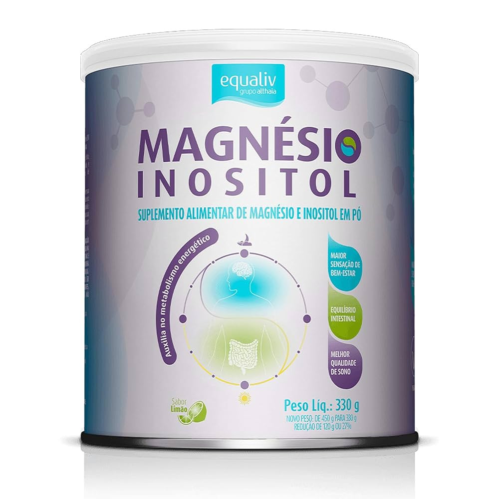 Magnésio Inositol (330g), Único, Equaliv | Amazon (BR)