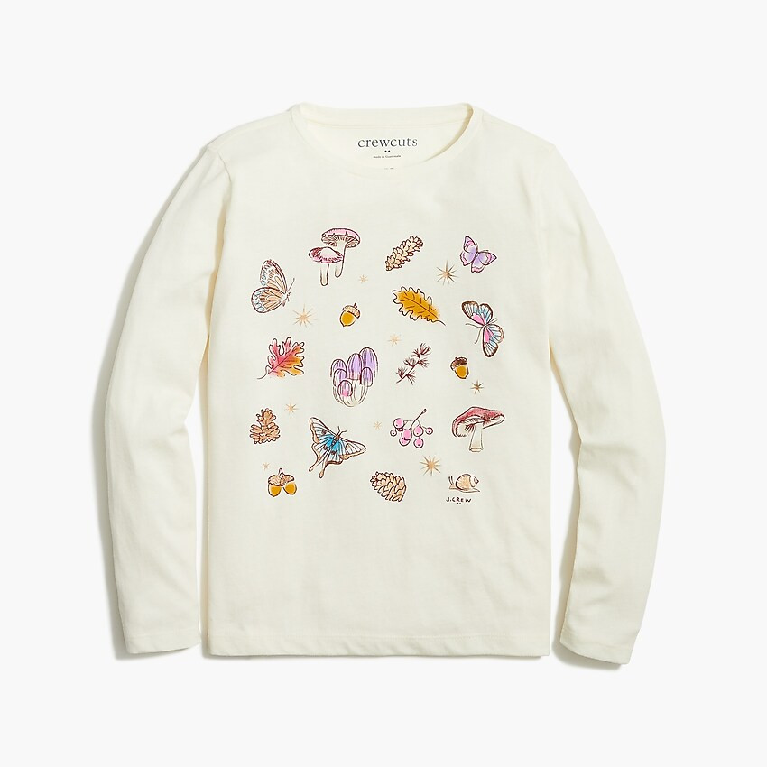Girls' butterfly graphic tee | J.Crew Factory