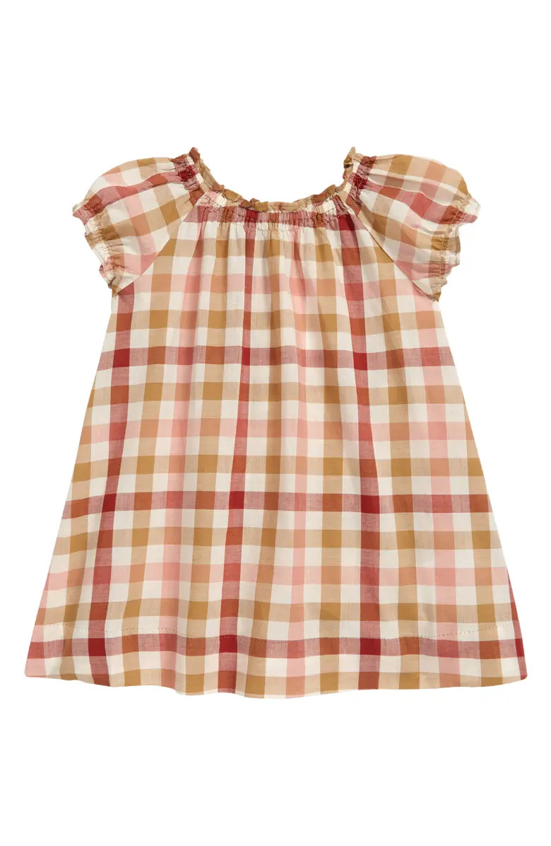 Kids' Sidewell Gingham Print Cotton Dress | Nordstrom