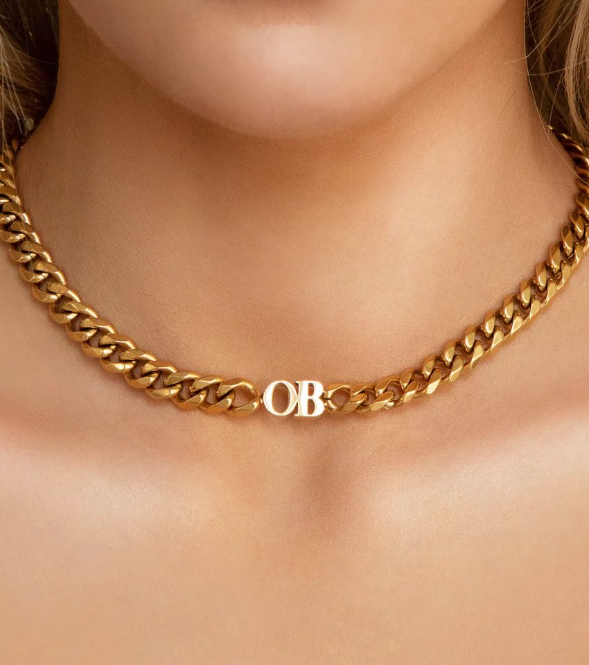 Initial Choker (Gold) | Abbott Lyon