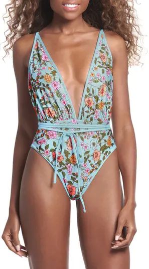 Maaji Smooth Skies Safary Reversible Convertible Strap One-Piece Swimsuit | Nordstromrack | Nordstrom Rack