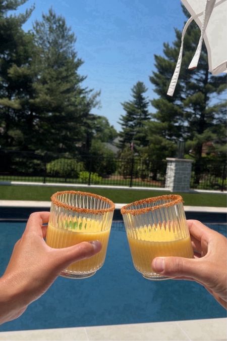 Outdoor acrylic cups - outdoor cups - outdoor glasses - pool party essentials- outdoor hosting 

#LTKHome #LTKSeasonal #LTKStyleTip